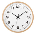 NordWood - Skandinavisk Trä Väggklocka Minimalistisk Design