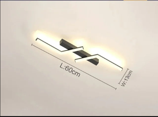 SleekGlow - Taklampa med LED-linje
