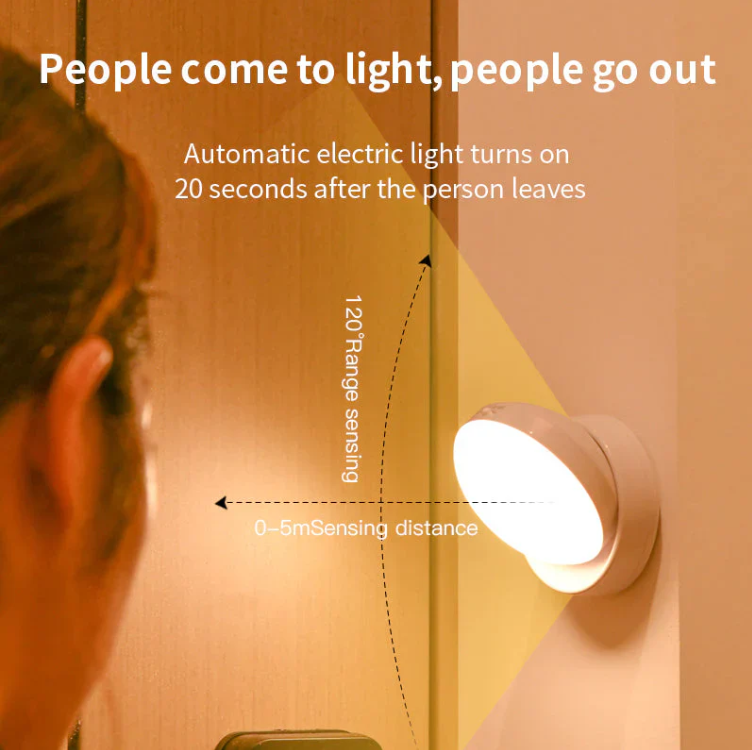 Smart Rörelsesensor Nattljus – Energisparande och Automatisk