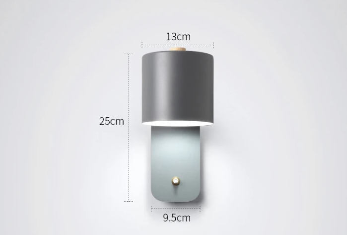 Moderna LED Vägglampor med Strömbrytare Inomhus Heminredningslampor