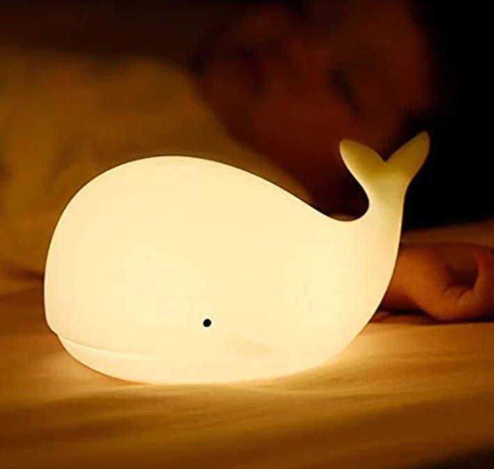 Charmig färgskiftande valnattlampa