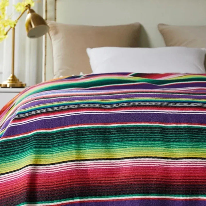 färgglad mexikansk Serape-filt