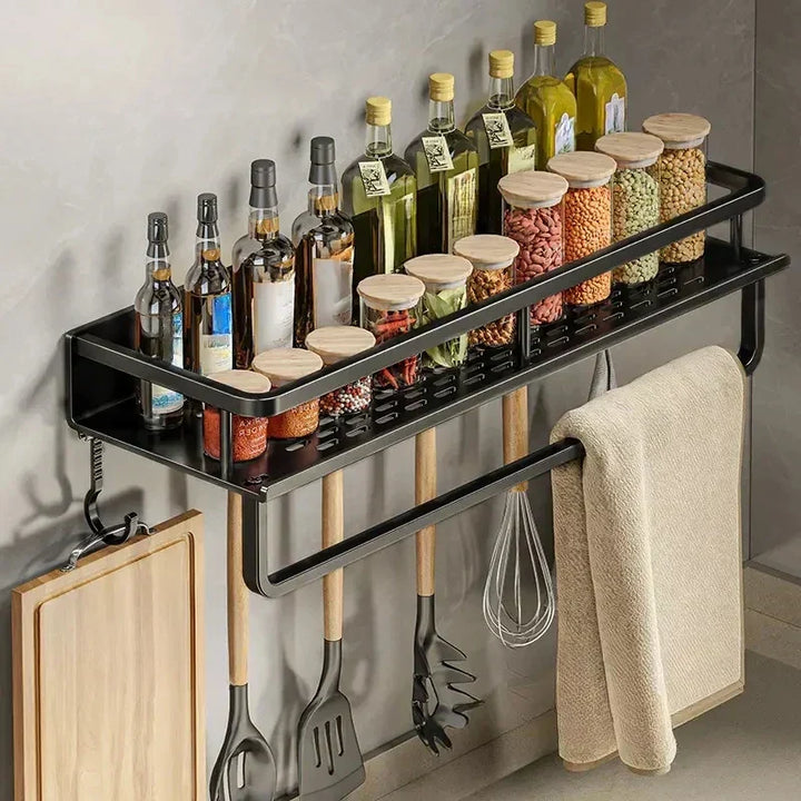 KitchenStyle – Elegant Vägghylla för ett Organiserat Kök