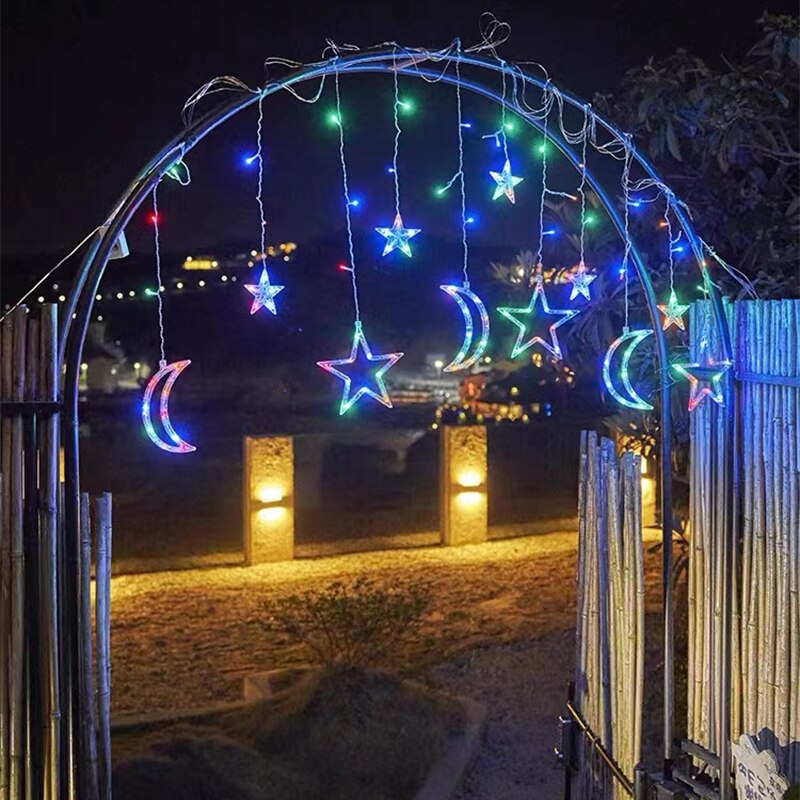 Solmåne Stjärnlampa LED Ljusdekoration
