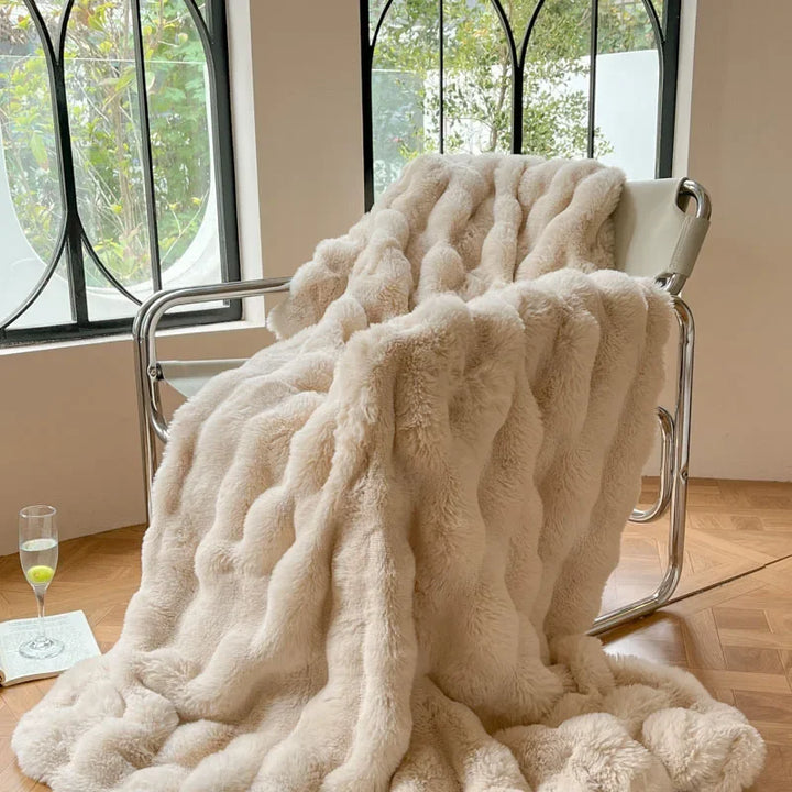 PlushCozy | Falsk päls vinterfilt