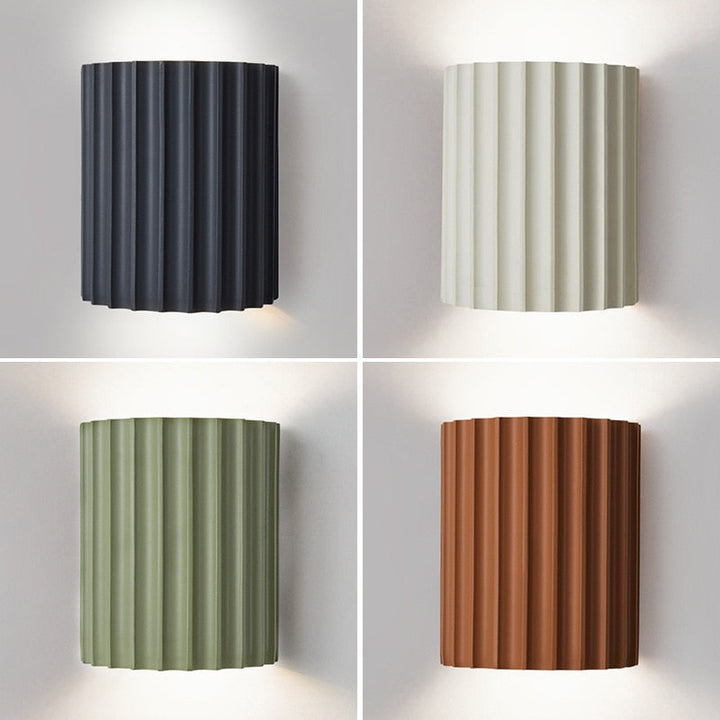 Fällbar färg Resin LED Vägglampa