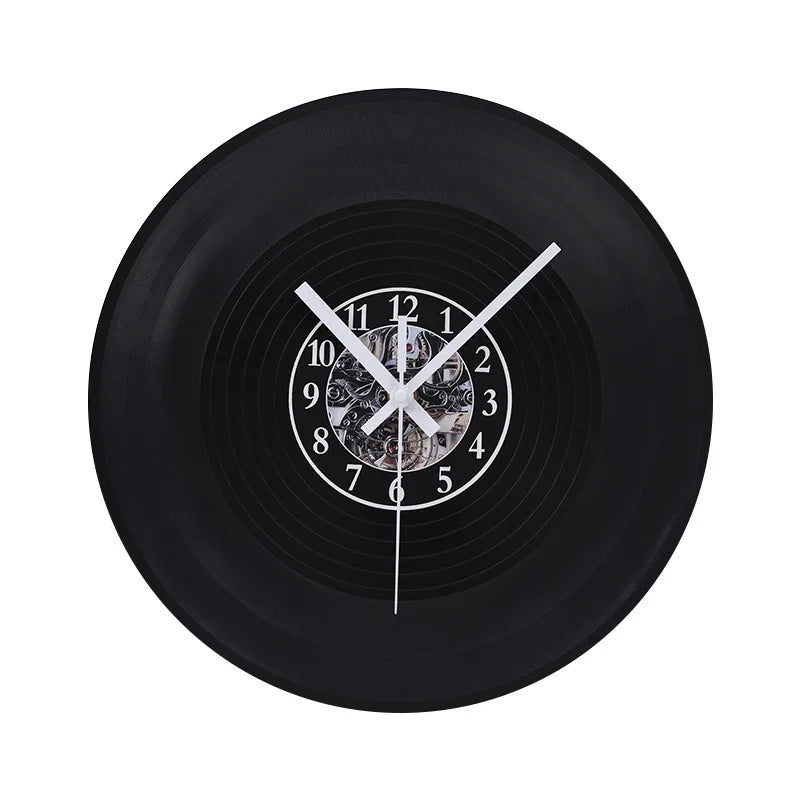 Musikalisk Vinylskivklocka