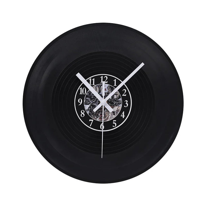 Musikalisk Vinylskivklocka