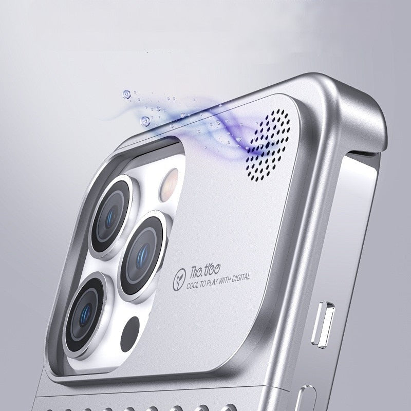 Metal Vent Premium Aluminiumlegering iPhone-fodral