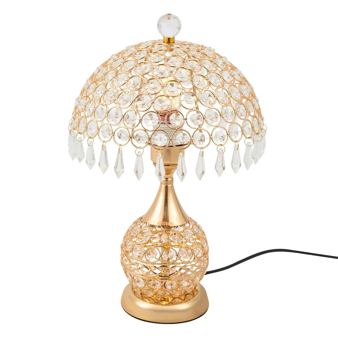 Modern Kristall Lyx Dekorativ Nattduksbordslampa