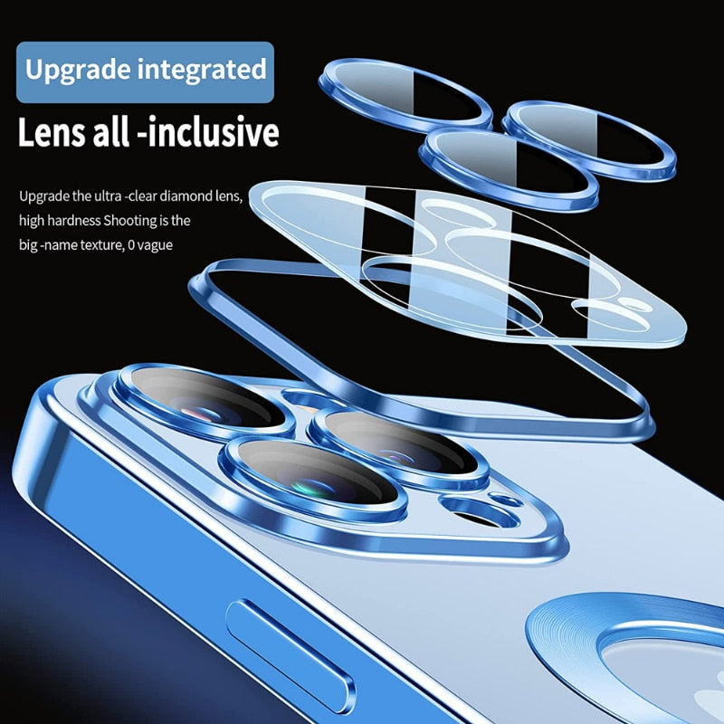 Sky Clear Transparent Silicone iPhone-fodral