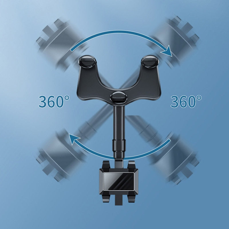 Rotationsbar Bakspegelsfäste för Telefon