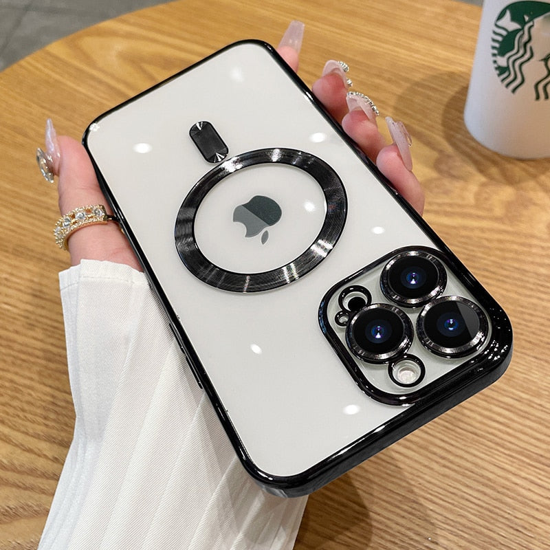 Sky Clear Transparent Silicone iPhone-fodral