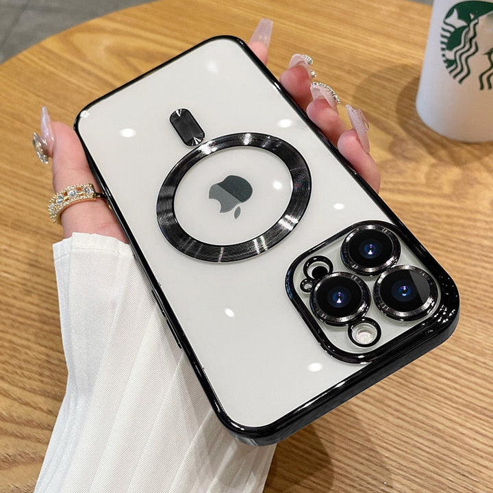 Sky Clear Transparent Silicone iPhone-fodral
