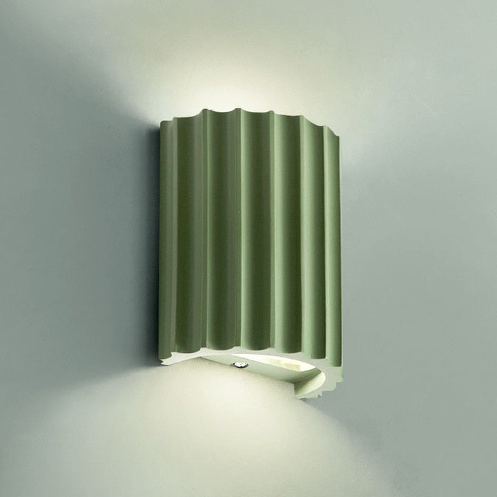 Fällbar färg Resin LED Vägglampa