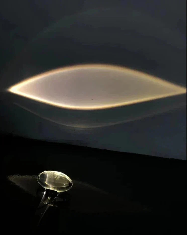 Kristall Solnedgång Himmel Bordslampa