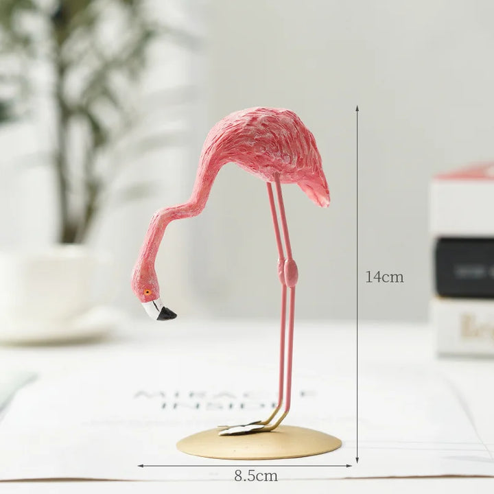 Nordisk Flamingo Figur Figur Staty Skulptur Vardagsrum Kontor Bröllop Fest Dekorationer Heminredning Dekorationsaccessoarer