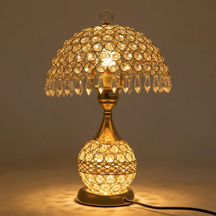Modern Kristall Lyx Dekorativ Nattduksbordslampa
