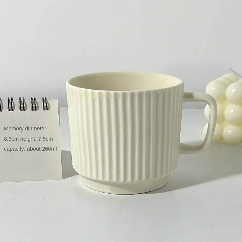 Stor Retro Keramisk Mugg