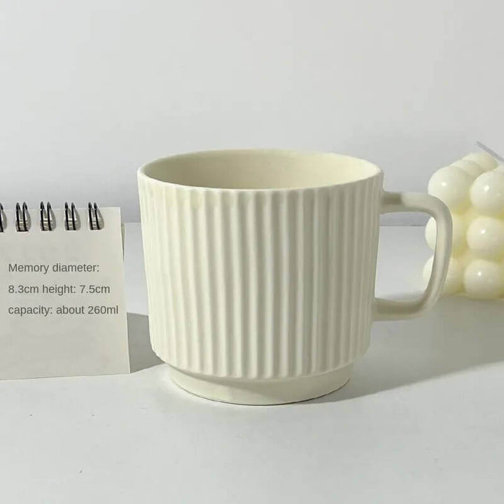 Stor Retro Keramisk Mugg