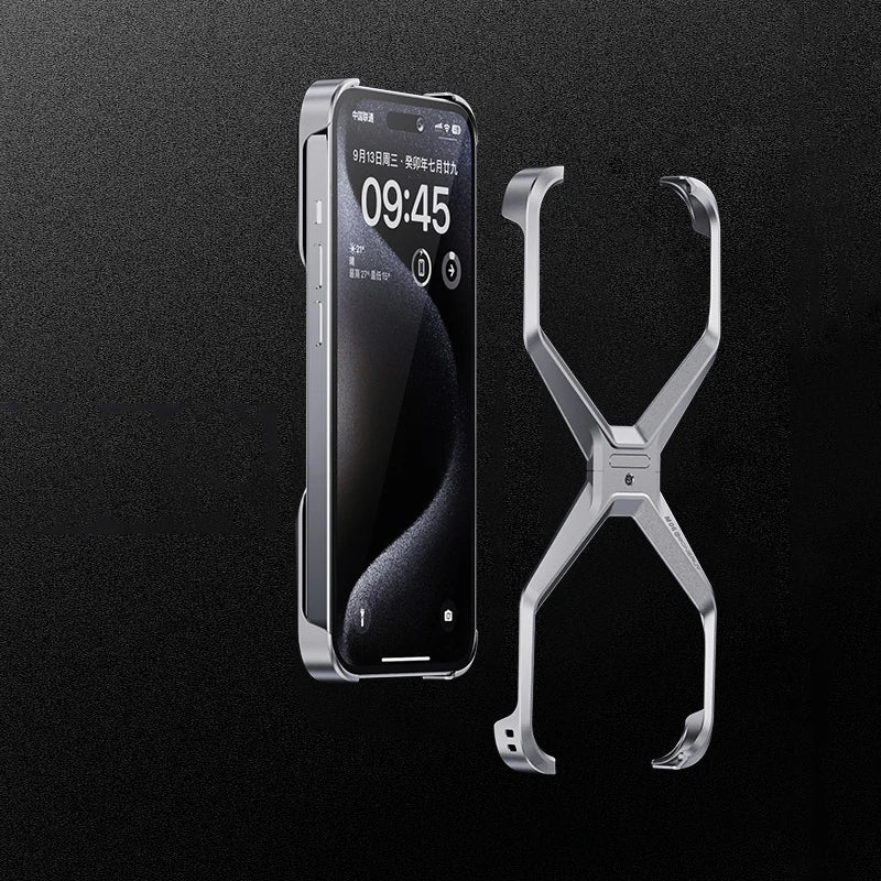 Avtagbart Metall Cool Alloy iPhone Fodral