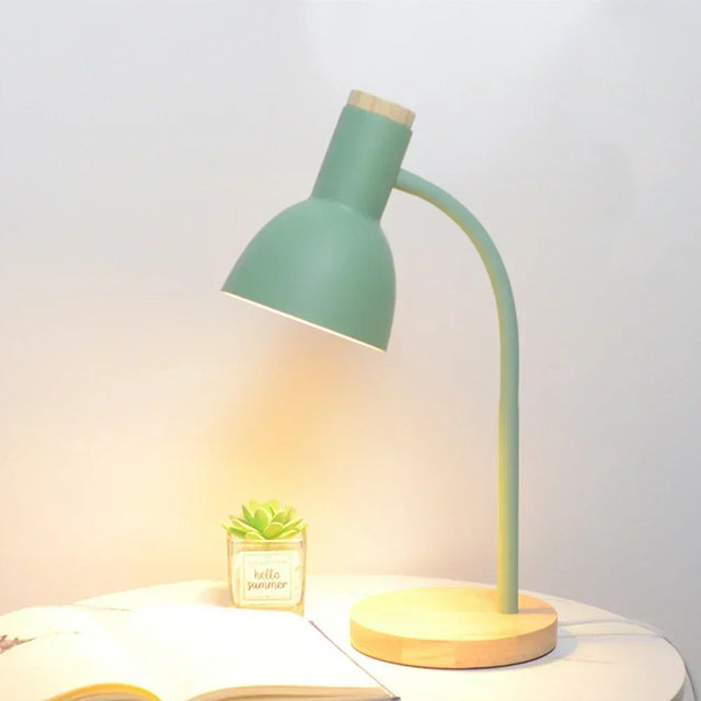 Höst- och Vinterbelysning | Nordisk Kreativ Träkonst Järn LED Skrivbordslampa - Moxie