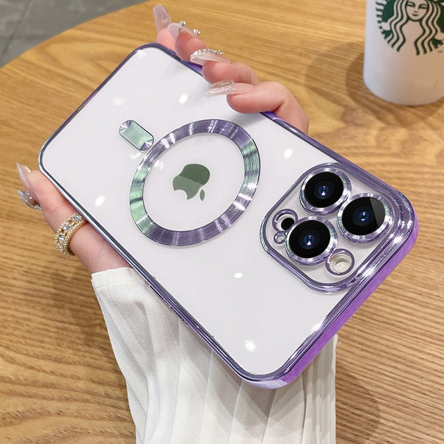 Sky Clear Transparent Silicone iPhone-fodral
