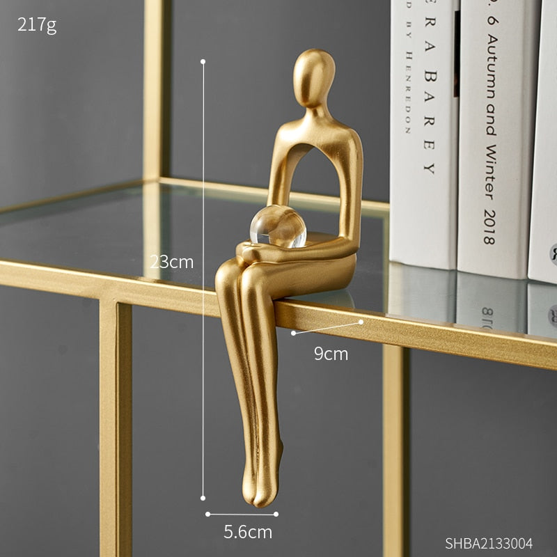 Modern Figurer Abstrakt Heminredning Skulptur