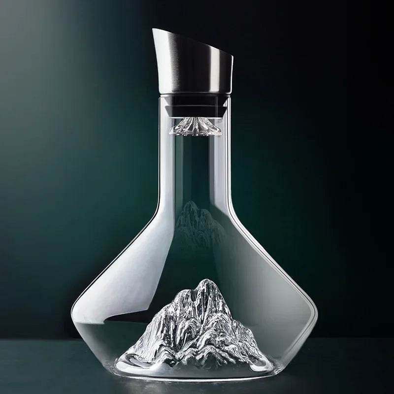 1500ml Iceberg Dekanter Kreativt blyfritt kristallmaterial lyxig högkvalitativ hem rödvinsdistributör dekantör vin kanna