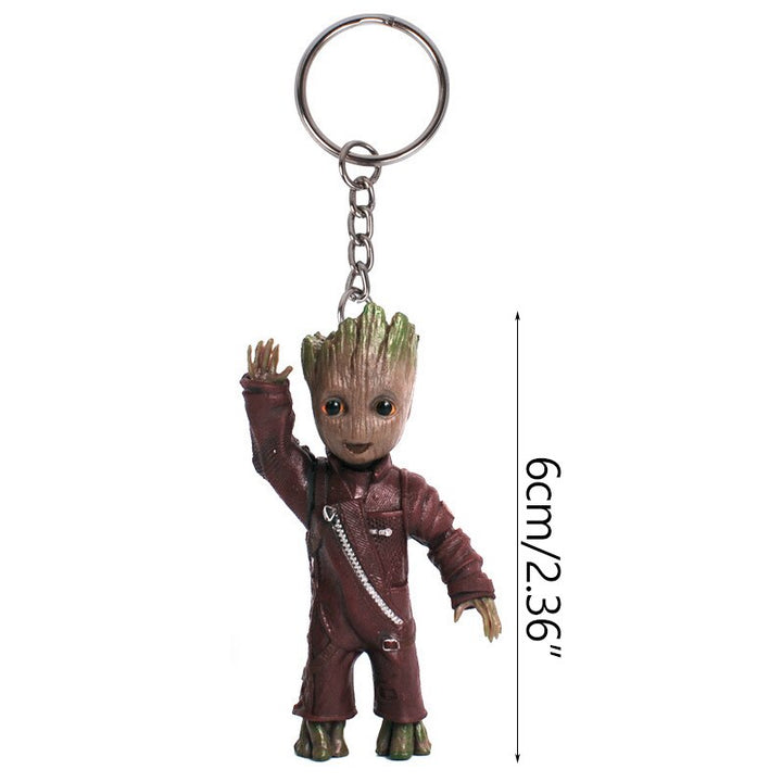 Tecknad Stor Miniatyrfigur: Lekfull Kontorsdekoration