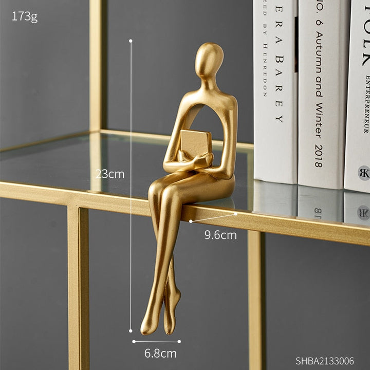 Modern Figurer Abstrakt Heminredning Skulptur