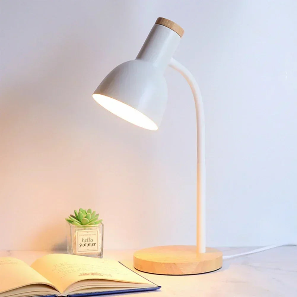 Höst- och Vinterbelysning | Nordisk Kreativ Träkonst Järn LED Skrivbordslampa - Moxie