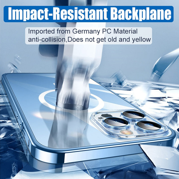 Metall Bumper Aluminium Magnetisk Telefonfodral