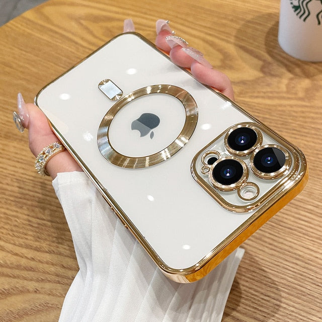 Sky Clear Transparent Silicone iPhone-fodral