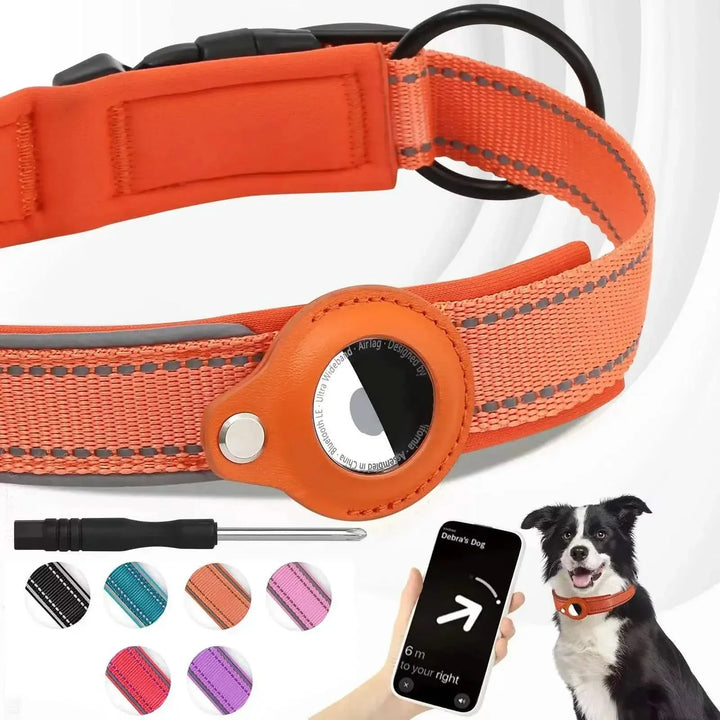 LEAZO - AirTag Hundhalsband