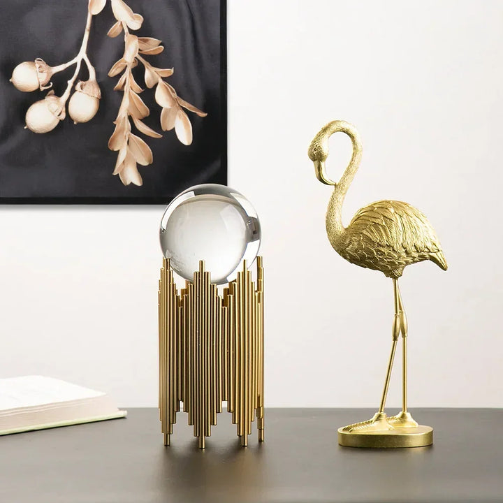 Nordisk Flamingo Figur Figur Staty Skulptur Vardagsrum Kontor Bröllop Fest Dekorationer Heminredning Dekorationsaccessoarer