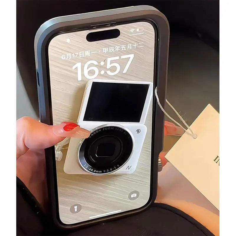 Retro Bluetooth Kamera iPhone Fodral