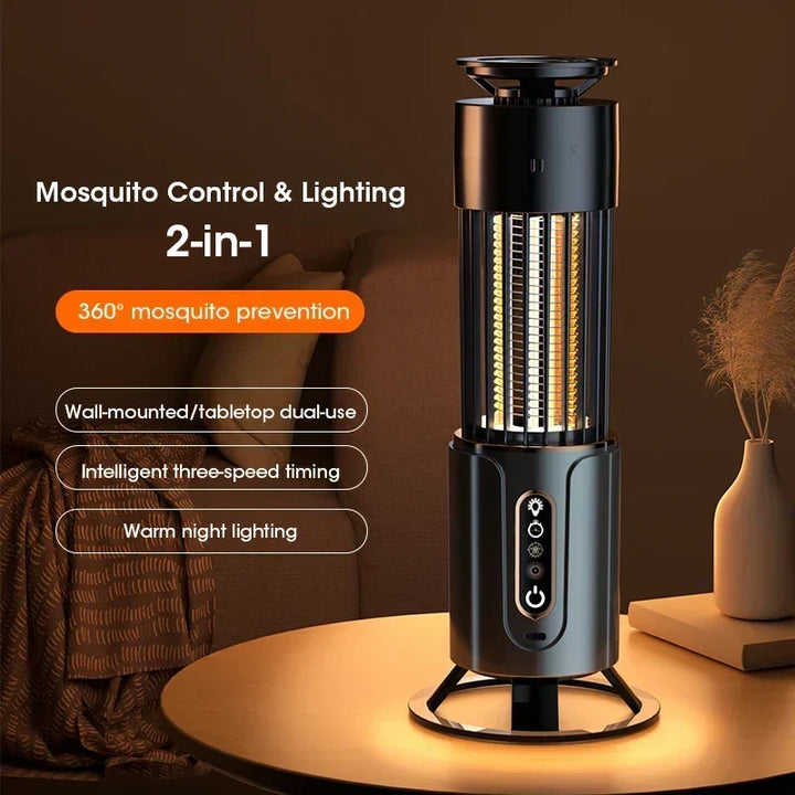 Zentora Mygglampa | USB-driven &amp; Tyst | Kemikaliefri med Nattljusfunktion