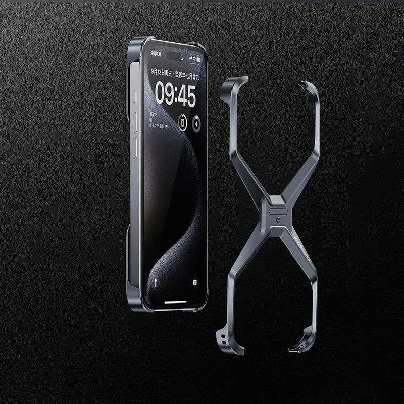 Avtagbart Metall Cool Alloy iPhone Fodral