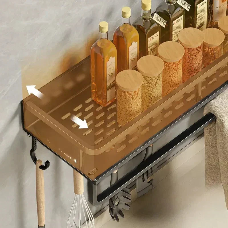 KitchenStyle – Elegant Vägghylla för ett Organiserat Kök