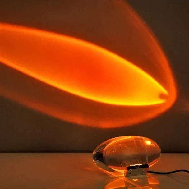Kristall Solnedgång Himmel Bordslampa