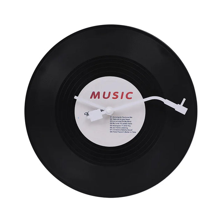 Musikalisk Vinylskivklocka