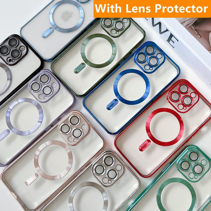 Sky Clear Transparent Silicone iPhone-fodral