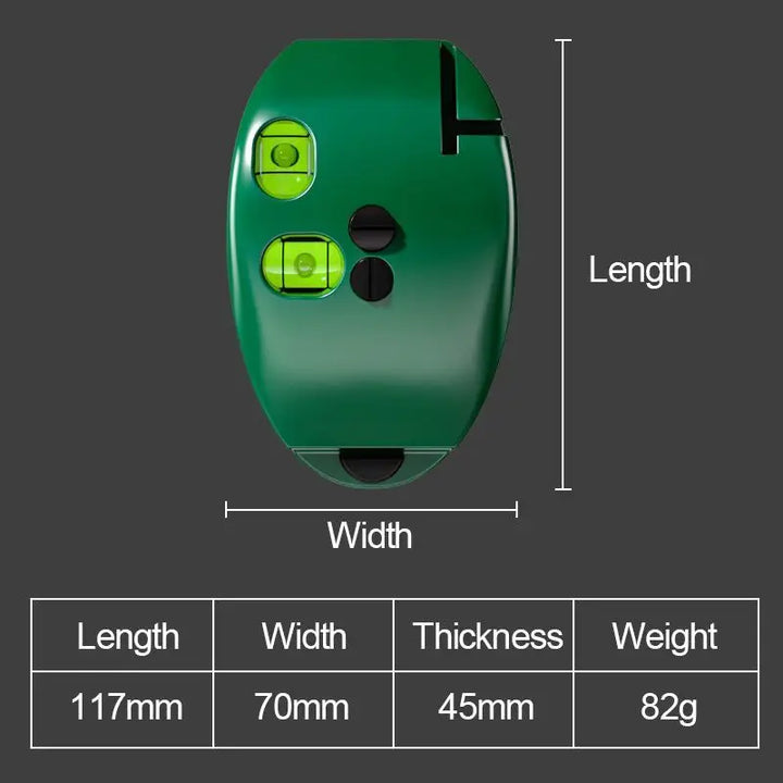 Rättvinklig Precision Digital Laser Nivå
