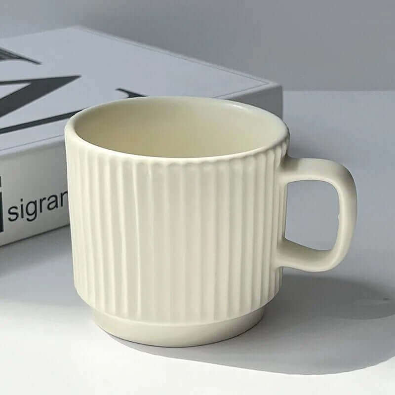 Stor Retro Keramisk Mugg