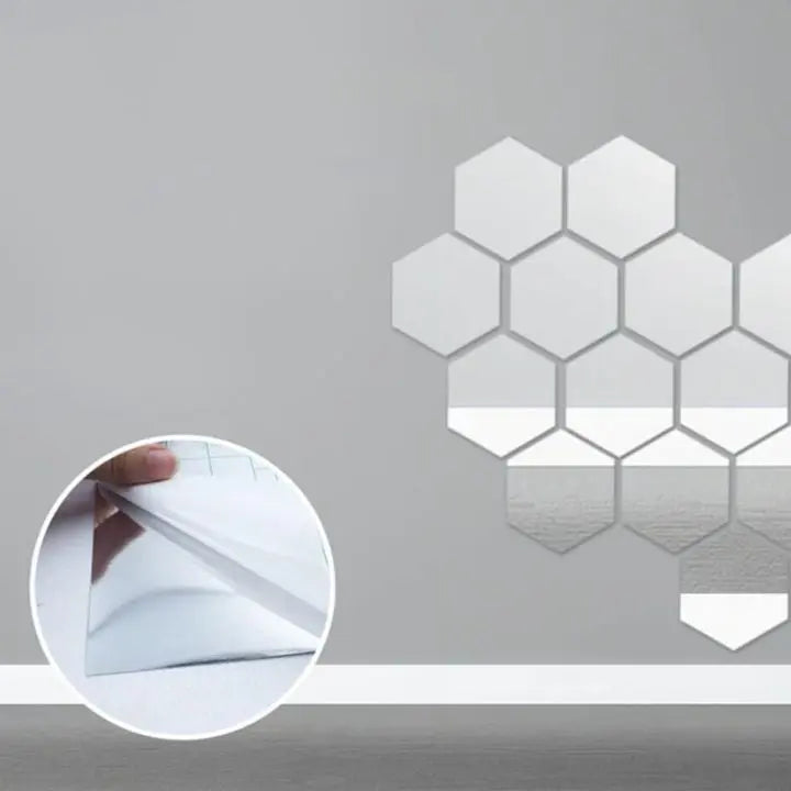 Självhäftande DIY-spegel – Flexibel och dekorativ