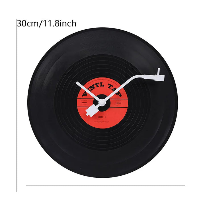 Musikalisk Vinylskivklocka