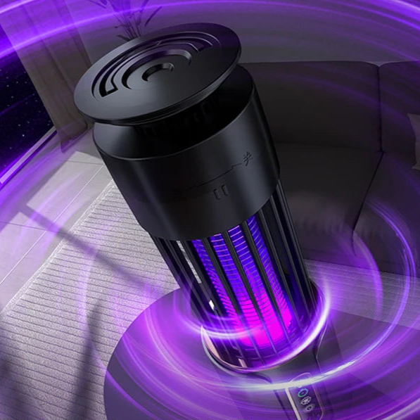 Zentora Mygglampa | USB-driven &amp; Tyst | Kemikaliefri med Nattljusfunktion