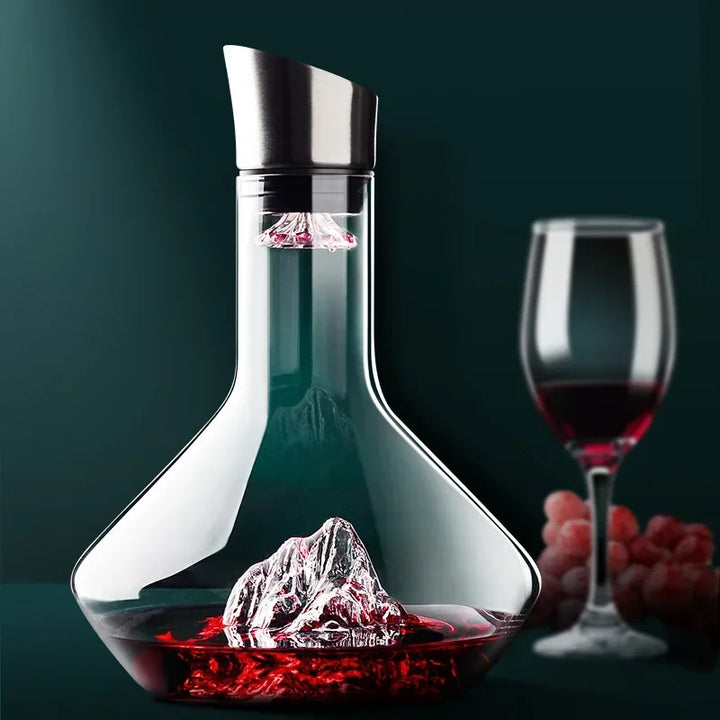 1500ml Iceberg Decanter Kreativ Blyfri Kristallmaterial Lyx Högkvalitativ Hemma Rödvinsdistributör Karaff Vinkanna