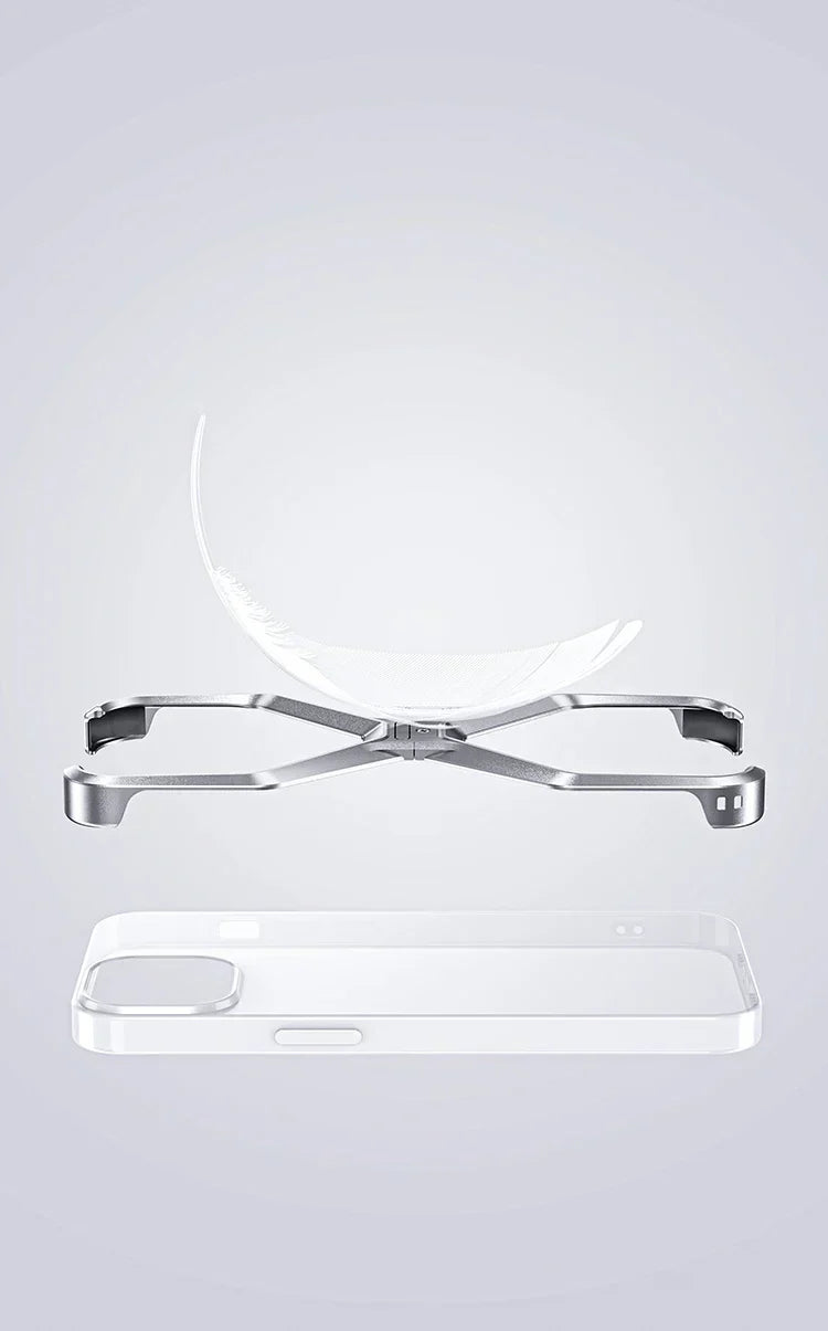 Avtagbart Metall Cool Alloy iPhone Fodral